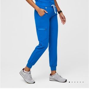Figs Zamora Jogger Royal Blue Scrub Pants